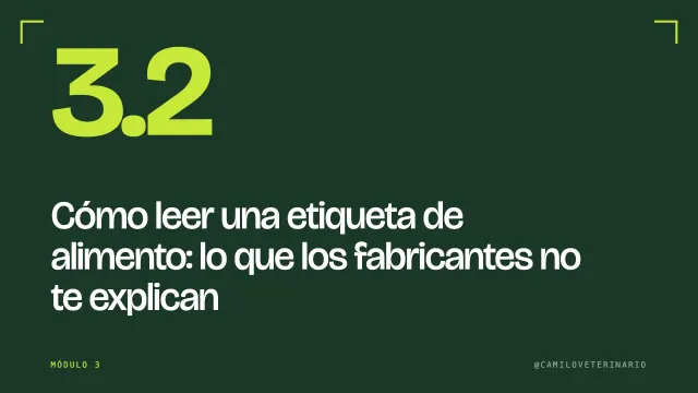 Clase 3.2: Cómo leer una etiqueta de alimento: lo que los fabricantes no te explican